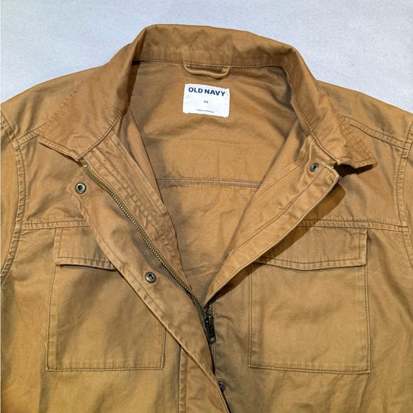 Old Navy Tan Scout Utility Jacket with Clinched Waist - Picture 2 of 7